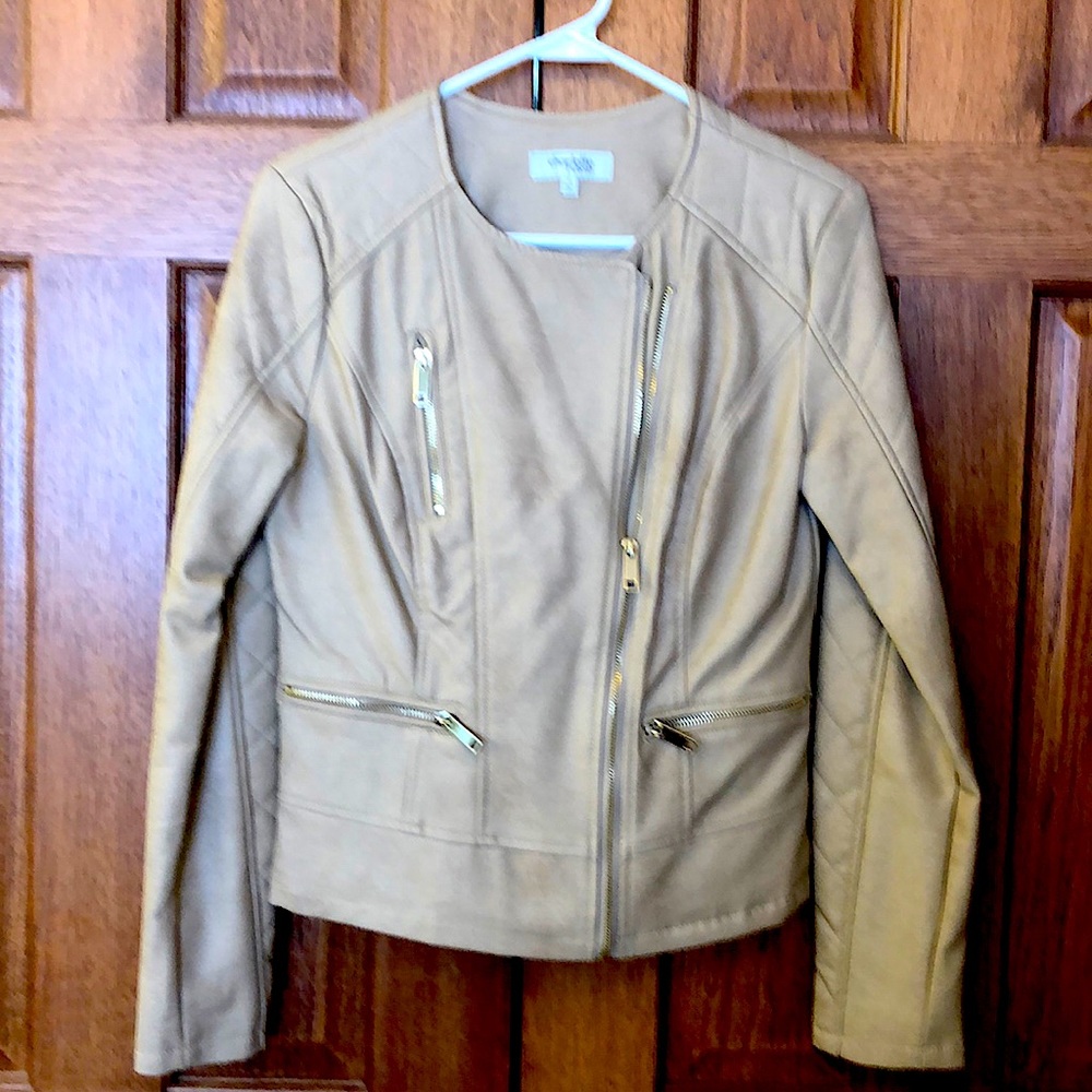 Leather like jacket